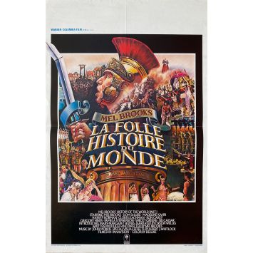 LA FOLLE HISTOIRE DU MONDE Affiche de cinéma- 35x55 cm. - 1981 - Gregory Hines, Mel Brooks