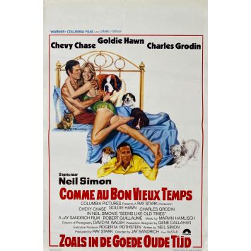 SEEMS LIKE OLD TIMES Movie Poster- 14x21 in. - 1980 - Goldie Hawn, Chevy Chase
