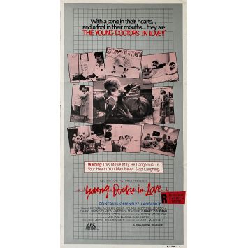 DOCTEURS IN LOVE Affiche de cinéma- 33x78 cm. - 1982 - Sean Young, Garry Marshall