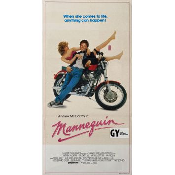 MANNEQUIN Affiche de cinéma- 33x78 cm. - 1987 - Kim Cattrall, Michael Gottlieb