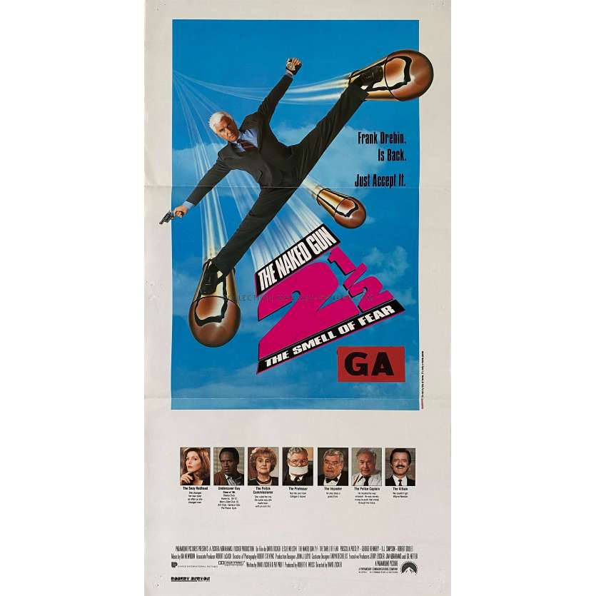 THE NAKED GUN 2 1/2 Movie Poster- 13x30 in. - 1991 - David Zucker, Leslie Nielsen