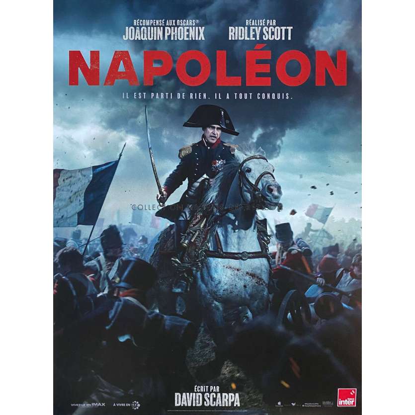 NAPOLEON Movie Poster- 15x21 in. - 2023 - Ridley Scott, Joaquim Phoenix