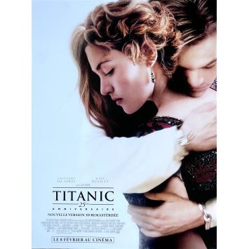 TITANIC Affiche de cinéma- 40x54 cm. - 1997/R2023 - Leonardo DiCaprio, James Cameron