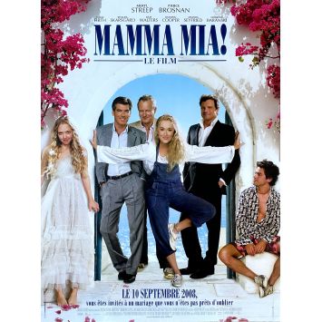 MAMMA MIA Affiche de cinéma- 40x54 cm. - 2008 - Meryl Streep, Phyllida Lloyd