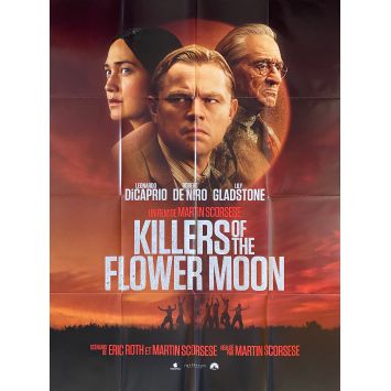 KILLERS OF THE FLOWER MOON Affiche de cinéma- 120x160 cm. - 2023 - Leonardo DiCaprio, Robert de Niro, Martin Scorsese