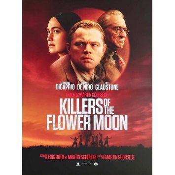 KILLERS OF THE FLOWER MOON Affiche de cinéma- 40x54 cm. - 2023 - Leonardo DiCaprio, Robert de Niro, Martin Scorsese