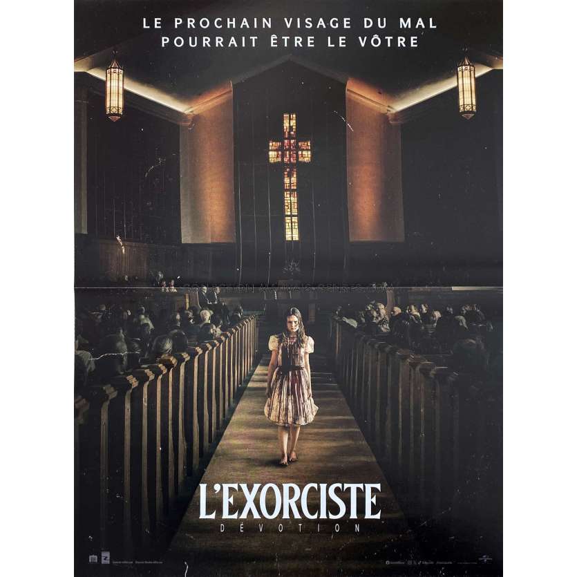 L'EXORCISTE : DEVOTION Affiche de cinéma- 40x54 cm. - 2023 - Lafortune Joseph, David Gordon Green