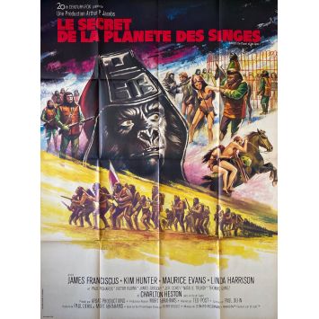 LE SECRET DE LA PLANETE DES SINGES Affiche de film- 120x160 cm. - 1970 - James Franciscus, Ted Post