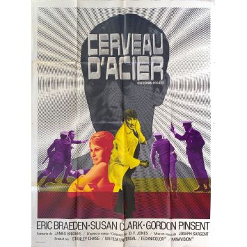 LE CERVEAU D'ACIER Affiche de cinéma- 120x160 cm. - 1970 - Susan Clark , Joseph Sargent
