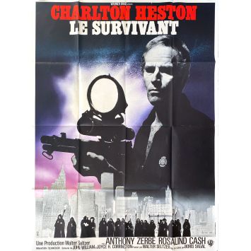 LE SURVIVANT Affiche de cinéma- 120x160 cm. - 1971 - Charlton Heston, Boris Sagal