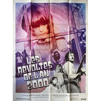 LES REVOLTES DE L'AN 2000 Affiche de cinéma- 120x160 cm. - 1976 - Lewis Fiander, Narciso Ibáñez Serrador