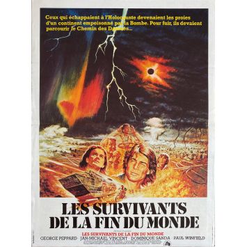 LES SURVIVANTS DE LA FIN DU MONDE Affiche de cinéma- 40x54 cm. - 1977 - Jan-Michael Vincent, Jack Smight
