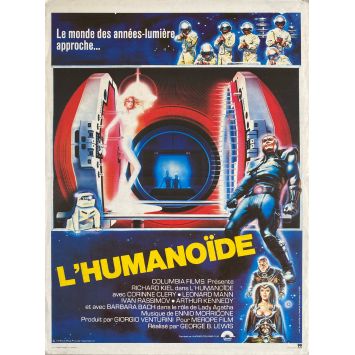 L'HUMANOIDE Affiche de cinéma- 40x54 cm. - 1979 - Richard Kiel, Aldo Lado