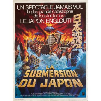 LA SUBMERSION DU JAPON Affiche de cinéma- 60x80 cm. - 1973 - Lorne Greene, Shirô Moritani