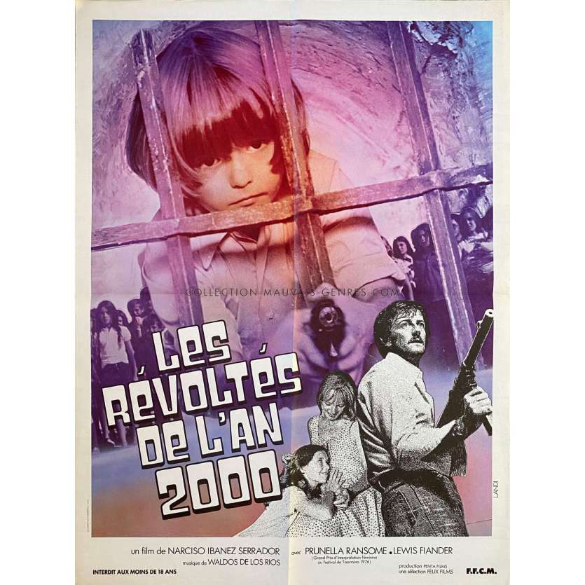 WHO CAN KILL A CHILD French Movie Poster- 23x32 in. - 1976 - Narciso Ibáñez Serrador, Lewis Fiander