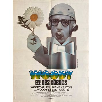 SLEEPER French Movie Poster- 23x32 in. - 1973 - Woody Allen, Diane Keaton
