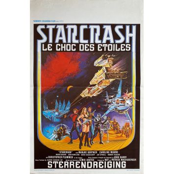 STARCRASH Belgian Movie Poster- 14x21 in. - 1978 - Luigi Cozzi, Caroline Munro