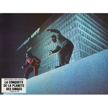 LA CONQUETE DE LA PLANETE DES SINGES Photo de film N06 - 21x30 cm. - 1972 - Roddy McDowall, J. Lee Thomson