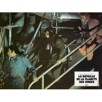 BATTLE FOR THE PLANET OF THE APES French Lobby Card N02 - 9x12 in. - 1973 - J. Lee Thompson, Roddy McDowall