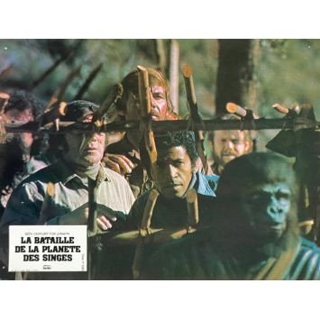 BATTLE FOR THE PLANET OF THE APES French Lobby Card N05 - 9x12 in. - 1973 - J. Lee Thompson, Roddy McDowall