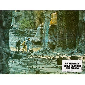 BATTLE FOR THE PLANET OF THE APES French Lobby Card N06 - 9x12 in. - 1973 - J. Lee Thompson, Roddy McDowall