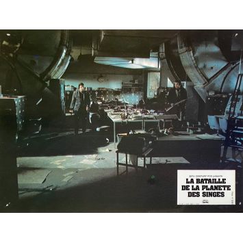 BATTLE FOR THE PLANET OF THE APES French Lobby Card N09 - 9x12 in. - 1973 - J. Lee Thompson, Roddy McDowall