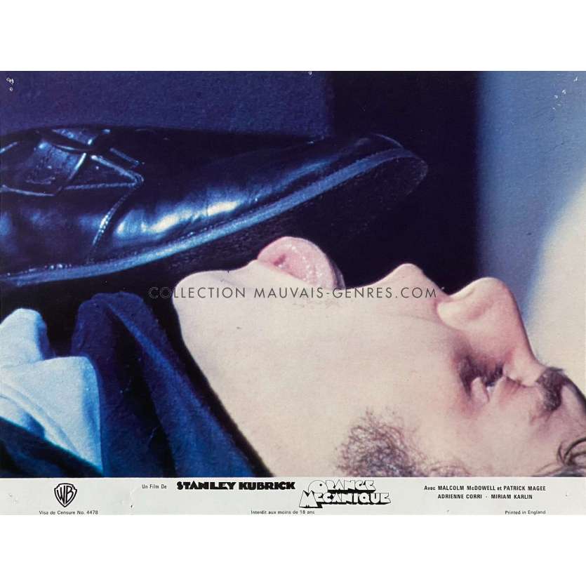 CLOCKWORK ORANGE French Lobby Card N03 - 9x12 in. - 1971/R1982 - Stanley Kubrick, Malcom McDowell