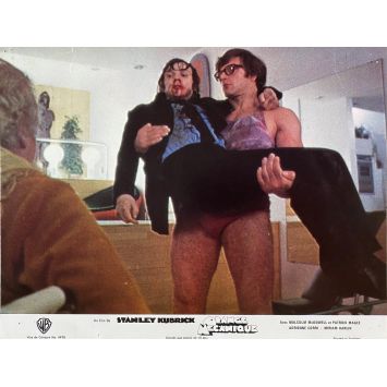 CLOCKWORK ORANGE French Lobby Card N06 - 9x12 in. - 1971/R1982 - Stanley Kubrick, Malcom McDowell