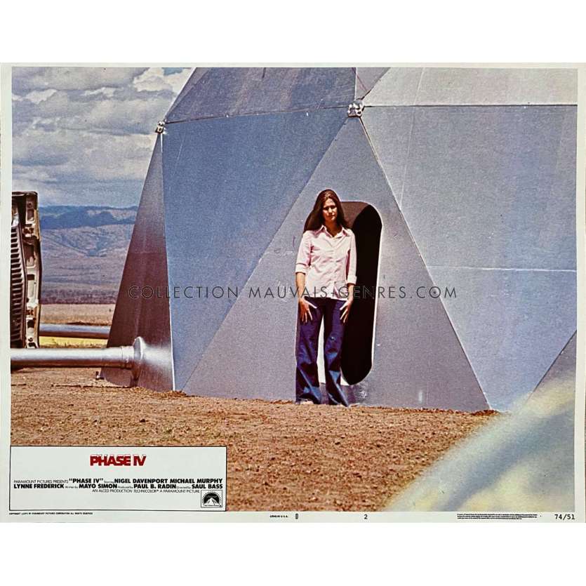 PHASE IV US Lobby Card N02 - 11x14 in. - 1974 - Saul Bass, Nigel Davenport