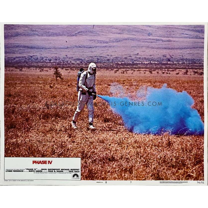 PHASE IV US Lobby Card N07 - 11x14 in. - 1974 - Saul Bass, Nigel Davenport