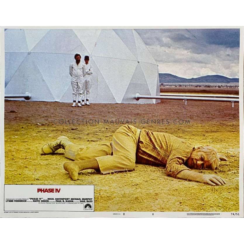 PHASE IV US Lobby Card N08 - 11x14 in. - 1974 - Saul Bass, Nigel Davenport