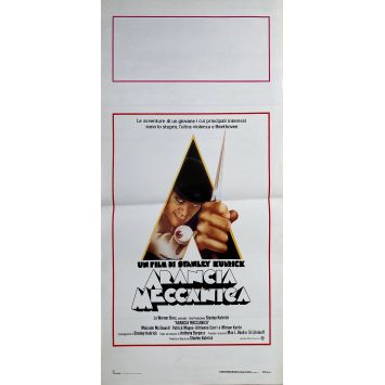 ORANGE MECANIQUE Affiche de cinéma- 33x71 cm. - 1971/R1990 - Malcom McDowell, Stanley Kubrick