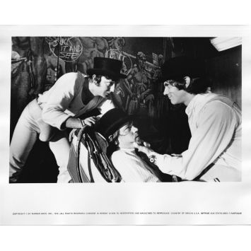 ORANGE MECANIQUE Photo de presse C0-43 - DeLuxe - 20x25 cm. - 1971 - Malcom McDowell, Stanley Kubrick