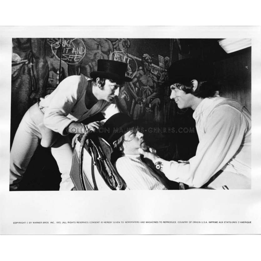 CLOCKWORK ORANGE US Movie Still C0-43 - DeLuxe - 8x10 in. - 1971 - Stanley Kubrick, Malcom McDowell