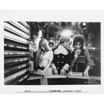 ORANGE MECANIQUE Photo de presse CO-30 - 20x25 cm. - 1971 - Malcom McDowell, Stanley Kubrick