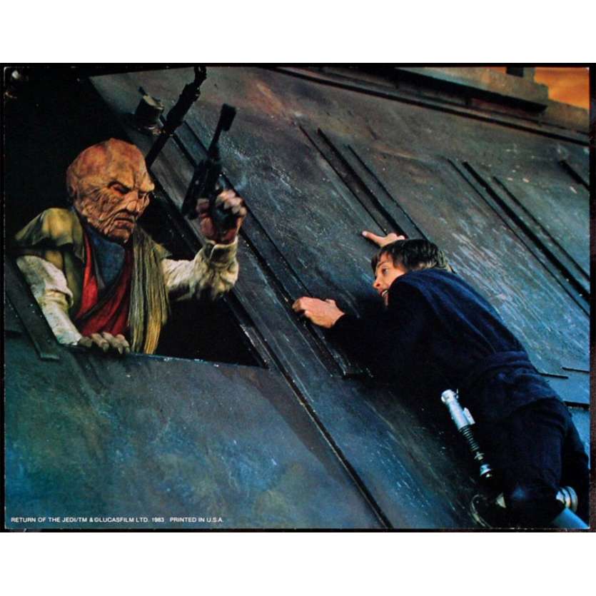 STAR WARS Retour du jedi Lobby Card US '83 Photo 28x36cm Original Photo