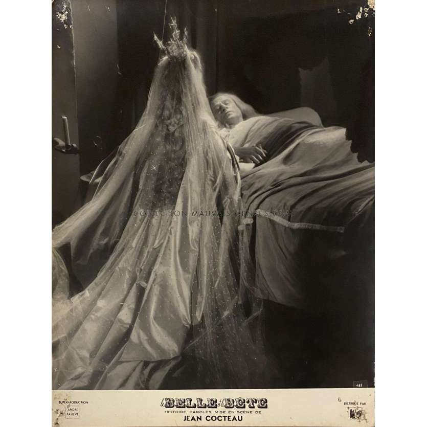 BEAUTY AND THE BEAST French Lobby Card 184 - 10x12 in. - 1946 - Jean Cocteau, Jean Marais