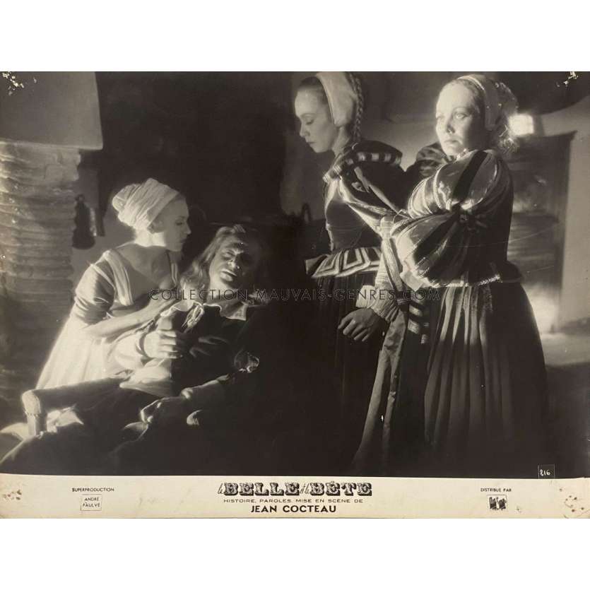 BEAUTY AND THE BEAST French Lobby Card 216 - 10x12 in. - 1946 - Jean Cocteau, Jean Marais