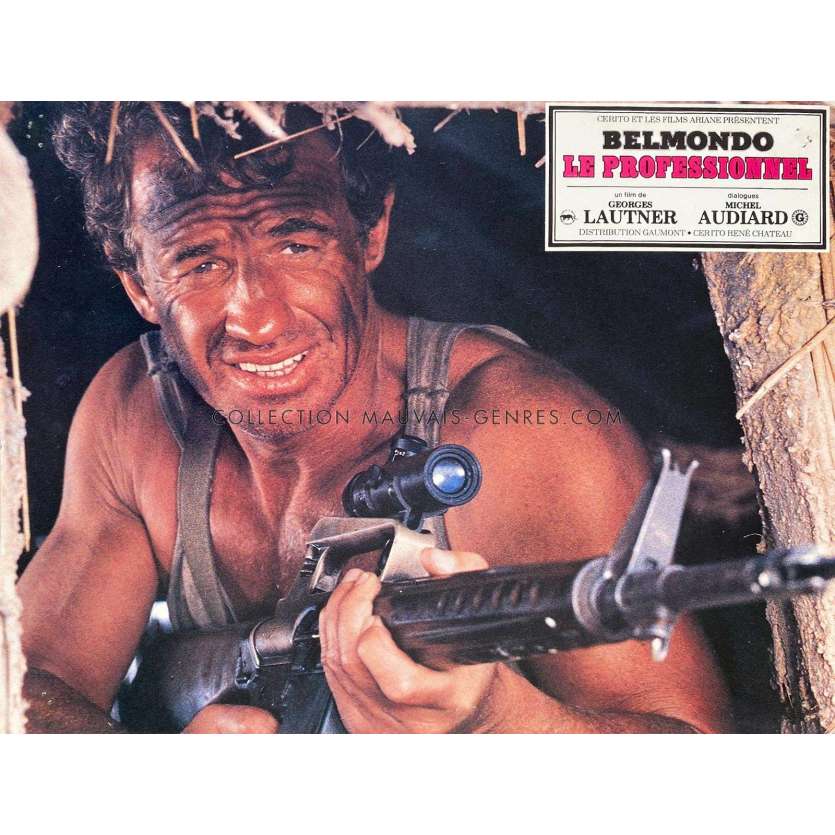 THE PROFESSIONAL French Lobby Card N06 - 9x12 in. - 1981 - Georges Lautner, Jean-Paul Belmondo