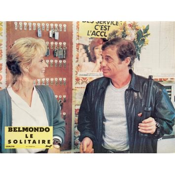 THE LONER French Lobby Card N07 - 9x12 in. - 1987 - Jacques Deray, Jean-Paul Belmondo