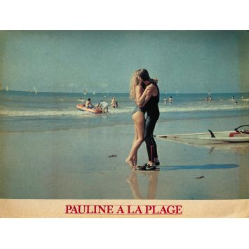 PAULINE AT THE BEACH French Lobby Card N09 - 10x12 in. - 1983 - Éric Rohmer, Amanda Langlet