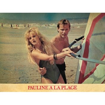 PAULINE AT THE BEACH French Lobby Card N10 - 10x12 in. - 1983 - Éric Rohmer, Amanda Langlet