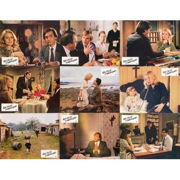 MY AMERICAN UNCLE French Lobby Cards x9 - 9x12 in. - 1980 - Alain Resnais, Gérard Depardieu