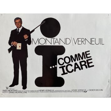 I FOR ICARUS French Herald/Trade Ad 2p - 9x12 in. - 1979 - Henri Verneuil, Yves Montand