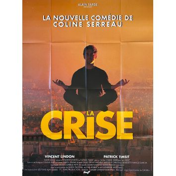 LA CRISE Affiche de cinéma- 120x160 cm. - 1992 - Vincent Lindon, Coline Serreau