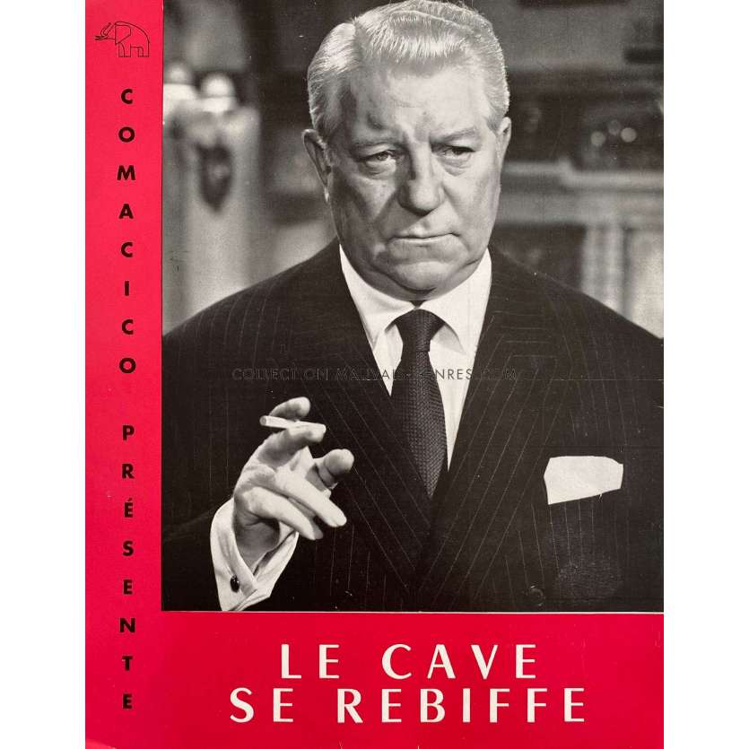 LE CAVE SE REBIFFE Synopsis 2p - 21x30 cm. - 1961 - Jean Gabin, Gilles Grangier