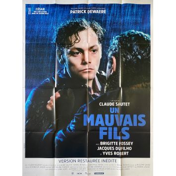 UN MAUVAIS FILS Affiche de cinéma- 120x160 cm. - 1980/R2022 - Patrick Dewaere, Claude Sautet