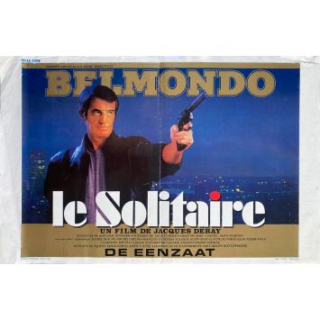 THE LONER Belgian Movie Poster- 14x21 in. - 1987 - Jacques Deray, Jean-Paul Belmondo