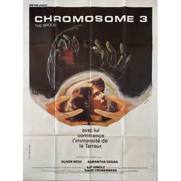 CHROMOSOME 3 Affiche de film- 120x160 cm. - 1979 - Samantha Eggar, David Cronenberg