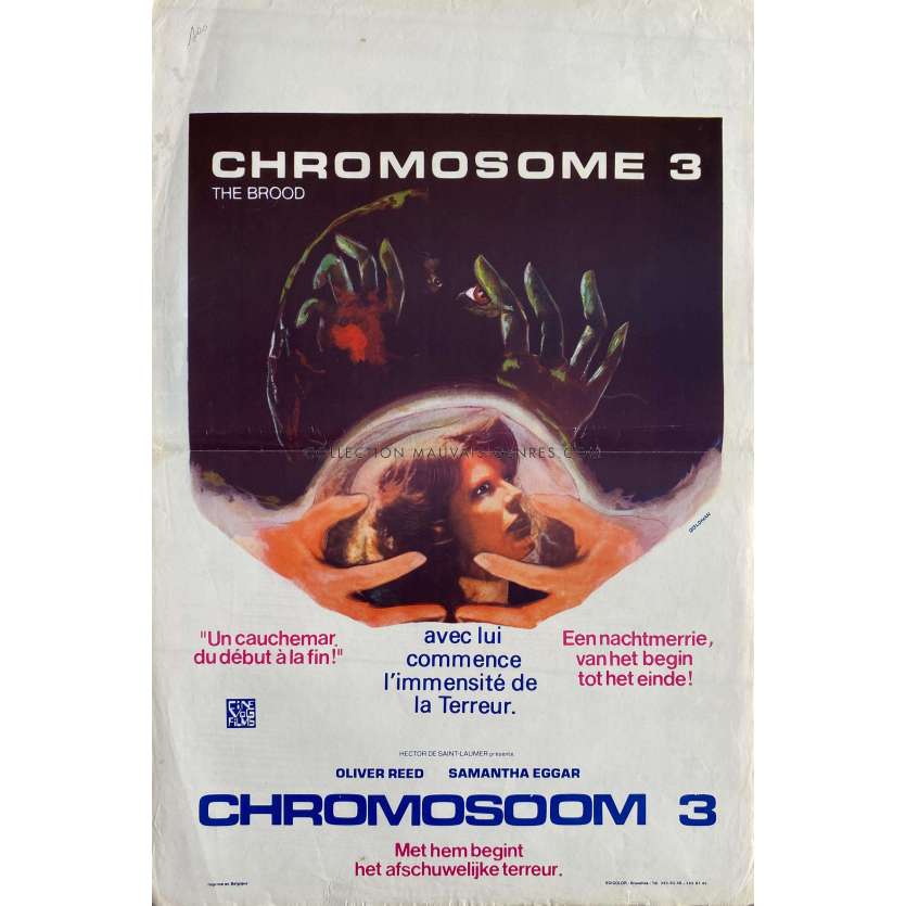 CHROMOSOME 3 Affiche de film35x55 - 1979 - Oliver Reed, David Cronenberg